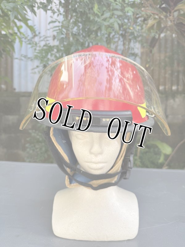 画像3: 米海軍実物 Bullard U.S.NAVY ファイヤーマン 消防士 ヘルメット LEDライト  (3)