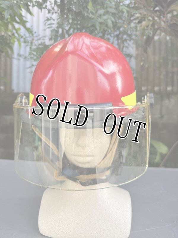 画像4: 米海軍実物 Bullard U.S.NAVY ファイヤーマン 消防士 ヘルメット LEDライト  (4)