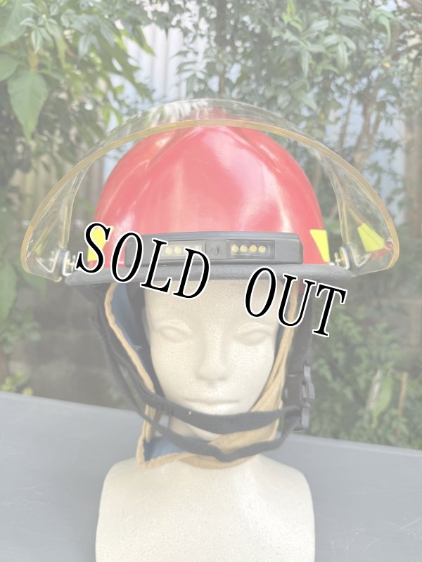 画像10: 米海軍実物 Bullard U.S.NAVY ファイヤーマン 消防士 ヘルメット LEDライト  (10)