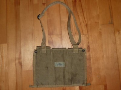 画像1: 米軍放出品　MOLLE II　バンダリア　ポーチ　コヨーテ