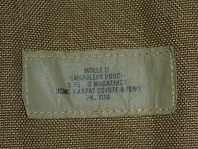 画像2: 米軍放出品　MOLLE II　バンダリア　ポーチ　コヨーテ