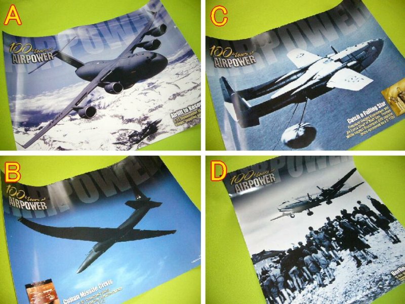 画像1: 米軍放出　U,S,AIR FORCE　ポスター (1)