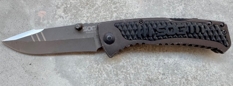 画像1: 米軍放出品  SOG SIDESWIPE   タクティカル ナイフ (1)