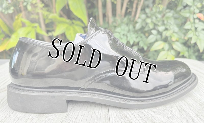 画像2: 米軍実物 US Army Enamel Service Shoes エナメル サービスシューズ (2)