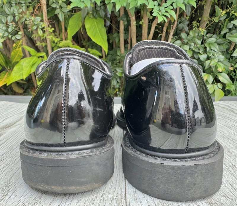 画像3: 米軍実物 US Army Enamel Service Shoes エナメル サービスシューズ (3)