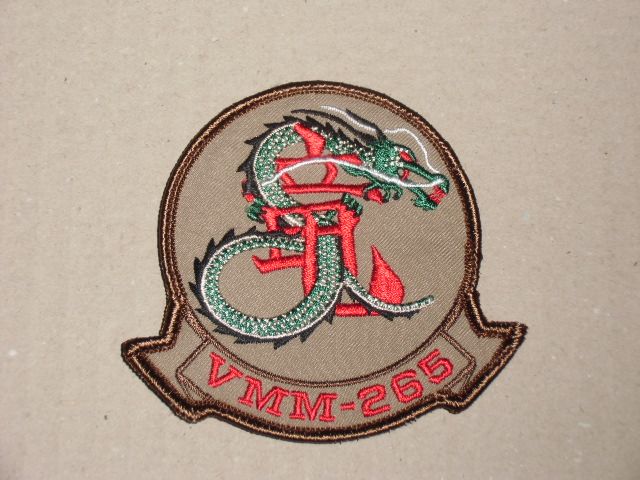 VMM２６５, MCAS,FUTENMA，沖縄.普天間基地, ワッペン（U.S.MARINES）