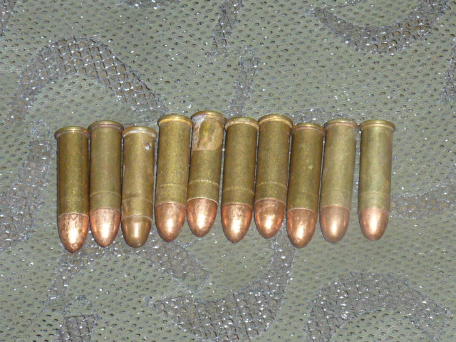 米軍実物 50 Cartridges リボルバー38口径弾 空薬莢 Arms