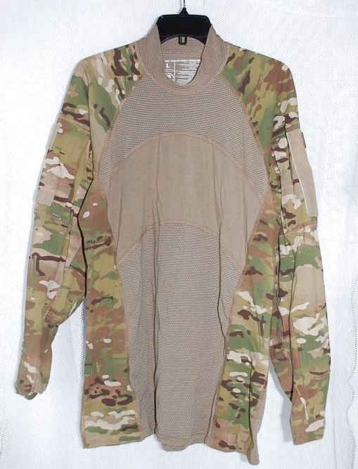 画像1: 米軍実物,マルチカム COMBAT SHIRT　コンバットシャツ　LARGE (1)