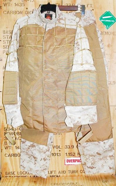 画像1: 海兵隊実物 オードナンス製 デザートマーパット　ギリースーツ　 M-R (1)