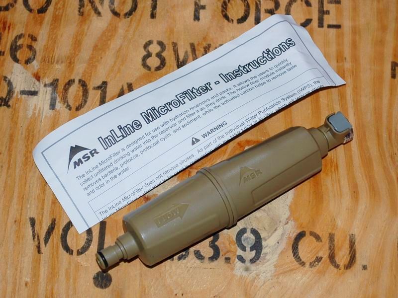 10％OFF 沖縄 米軍放出品 実物 Inline MicroFilterInstructions フィルター 管理番号DE7