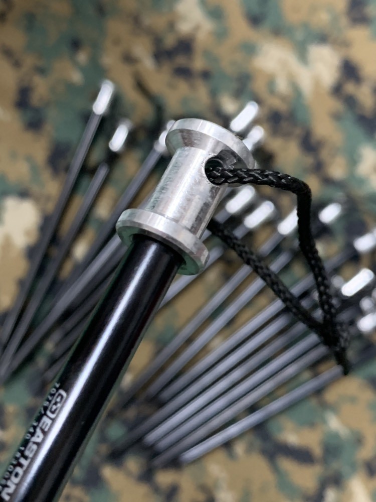 米軍実物 US EASTON DURALIMIN TENT PEG 340 7075 ジュラルミン製 テント、タープ