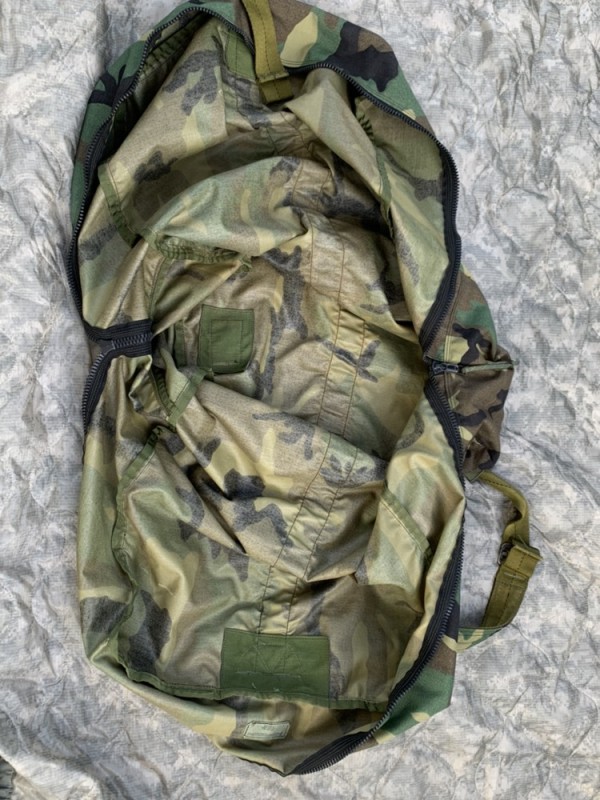 海兵隊実物 USMC Force Recon FSBE Kit Bag Woodland Camo BAG 海兵隊実物 USMC Force Recon FSBE Kit Bag Woodland Camo BAG