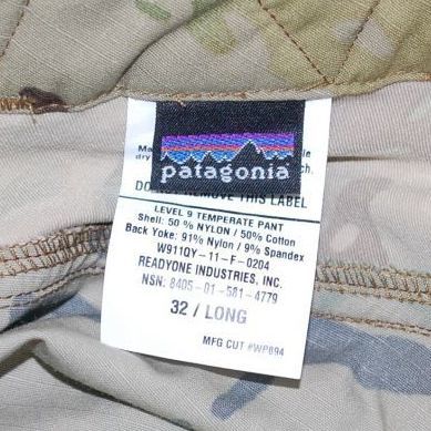 米軍実物 Patagonia パタゴニア Level9 コンバット パンツ 32-LONG