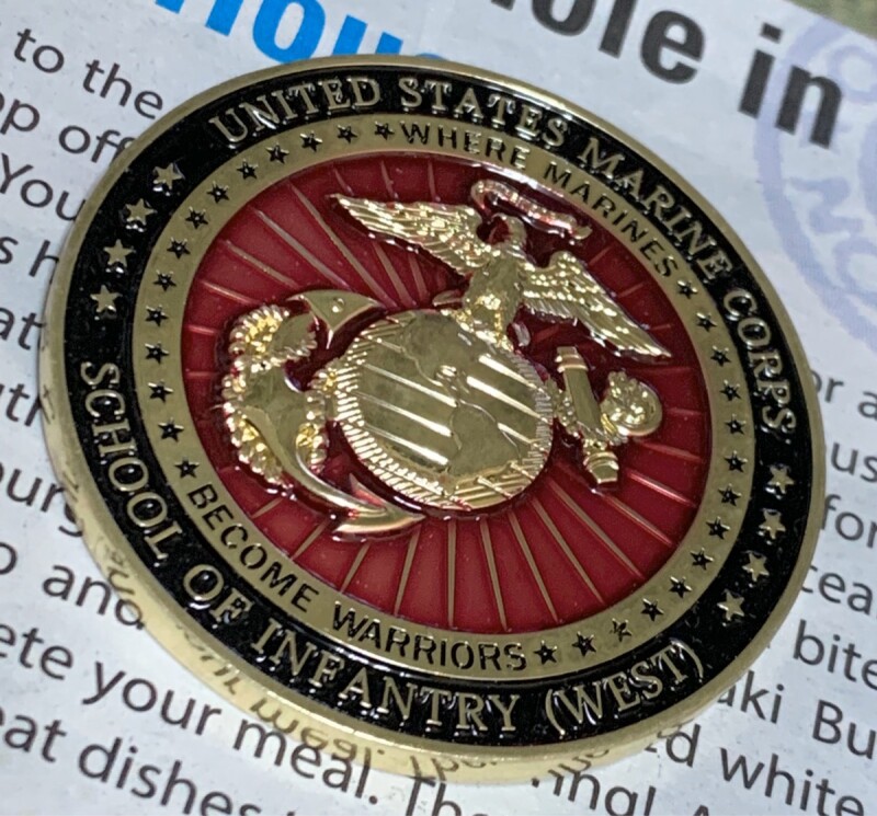 海兵隊実物 USMC チャレンジコイン メダル/コイン.