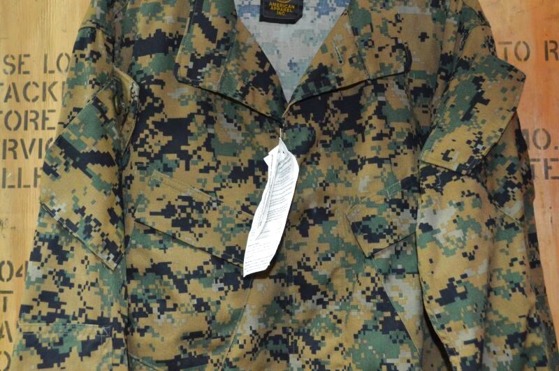 米軍実物,USMC ウッドマーパットジャケット M-LONG ウッドマーパット