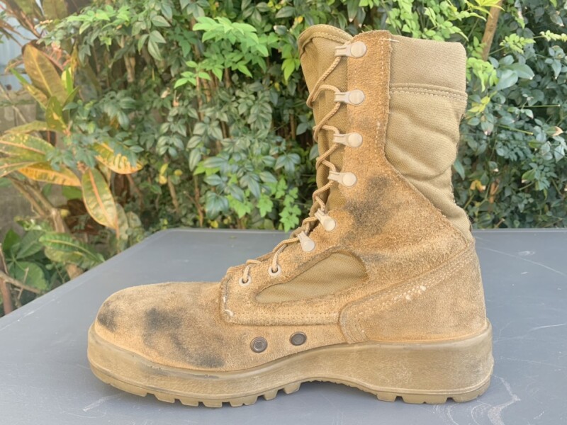海兵隊実物 Belleville デザートマーパット コンバットブーツ 550ST
