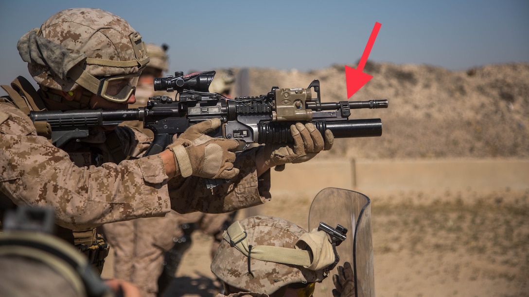 米軍実物 M203 グレネードランチャー レバー QDマウント ブラケット ARMS