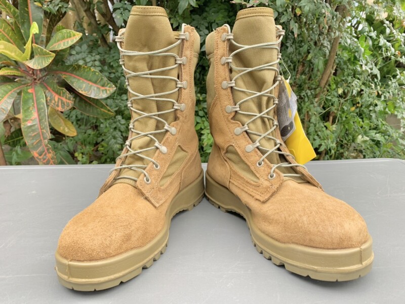 米軍実物 BELLEVILLE 550 ST デザートブーツ 10.5 W ミリタリーブーツ