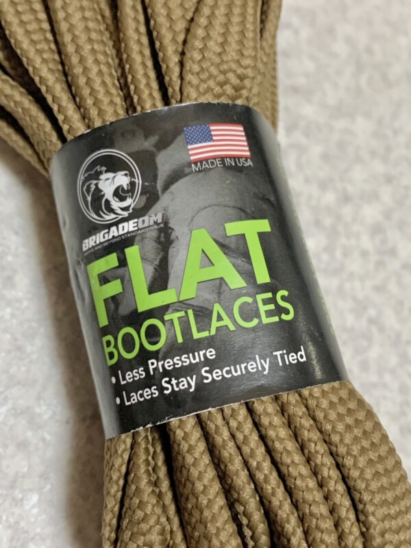 boot laces tan