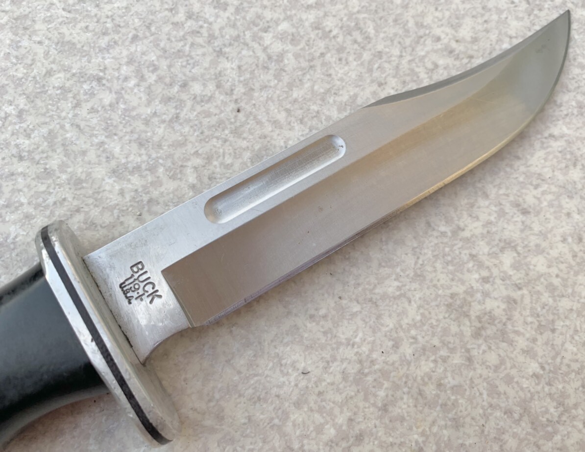 米軍放出品 BUCK(バック) レザーナイフシース スペシャル 119 ブラック 