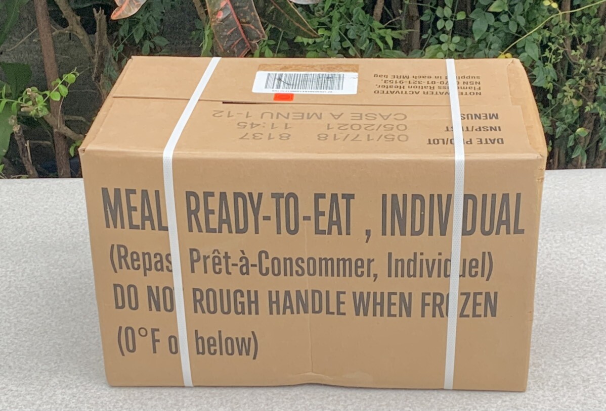米軍実物 21年検 アメリカル Mreレーション 戦闘食 Menu A Mreレーション 戦闘食