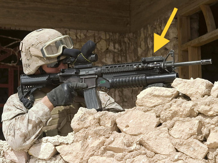 米軍実物 KNIGHTS ARMAMENT M203 グレネードランチャー用照準器 ARMS