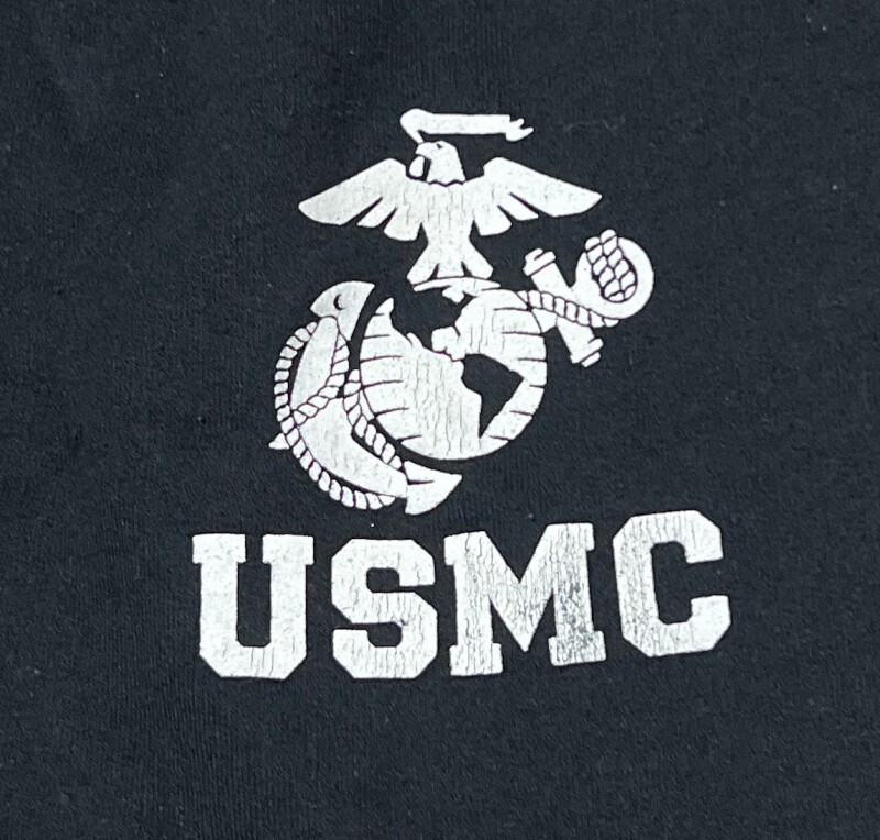 おトク 沖縄 米軍放出品 USMC MARINE SPACE FORCE 宇宙飛行士 Tシャツ トレーニング ランニング 筋トレ スポーツ OD  管理番号AB26