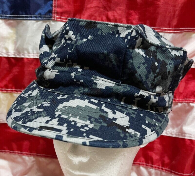 画像1: 米軍実物 　US NAVY CAP　7 1/8　CAP,WORKING,UTILITY,US NAVY (1)