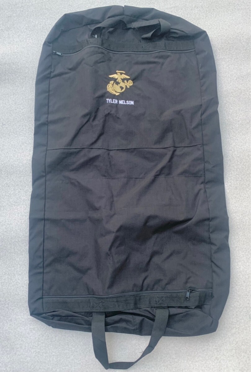 米軍放出品 刺繍 U.S.MARINE 刺繍 スーツケース