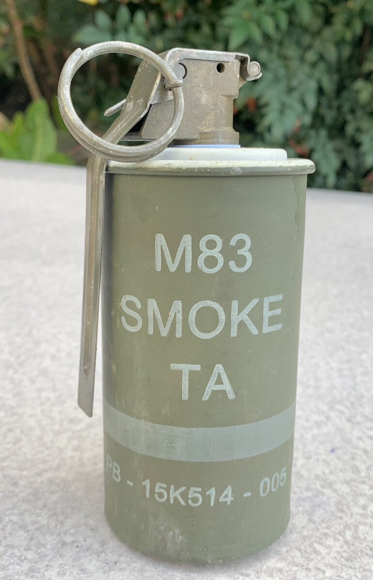 米軍実物 M18 スモークハンドグレネード ARMS