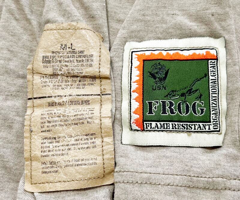 米軍 実物 USN NWU frog コンバットシャツ