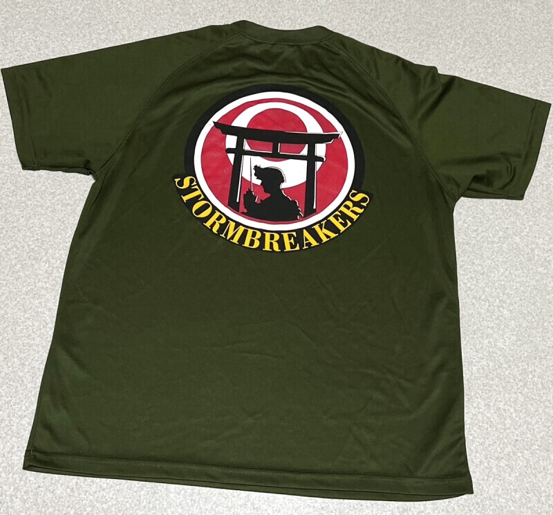 米軍放出品 7TH COMMUNICATION BATTALION Tシャツ LARGE ミリタリーTシャツ