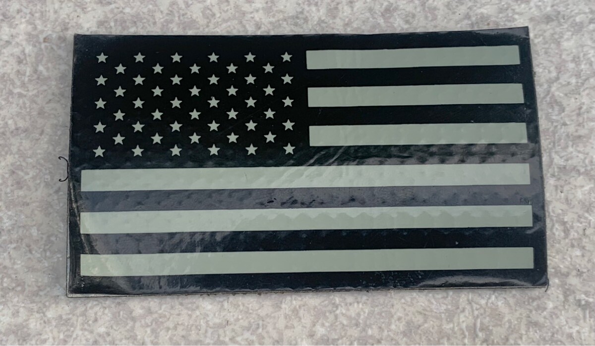 画像1: 米軍実物 アメリカ国旗 IRパッチ (1)