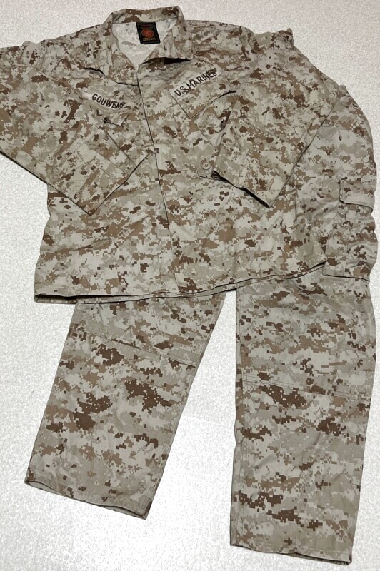 画像1: 米軍実物,USMC,デザートマーパットジャケット/パンツ　MEDIUM-SHORT (1)