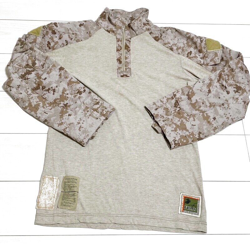 画像1: 米軍実物　FROG　デザートマーパットコンバットシャツ　M-R (1)
