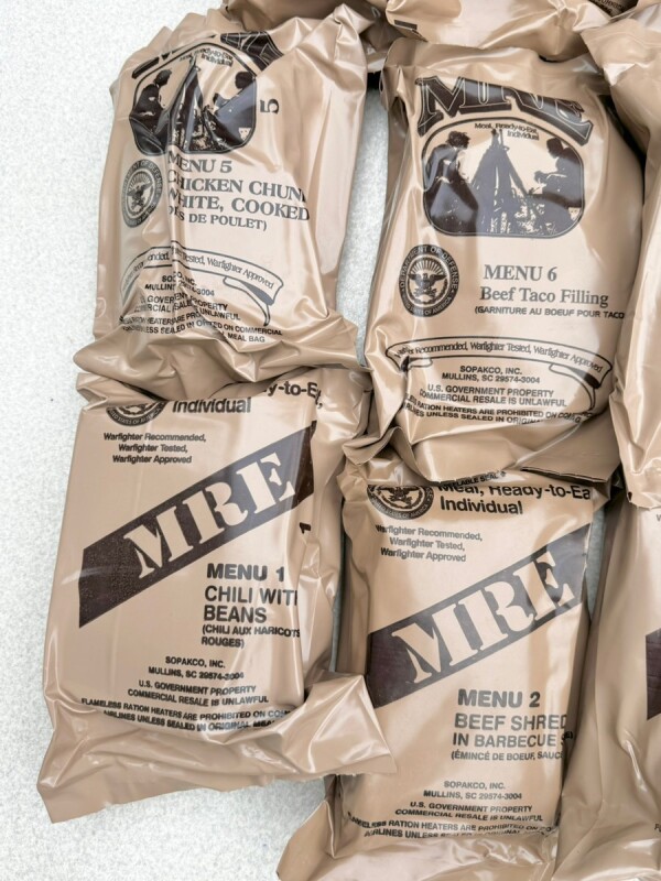MRE(米軍)】4個セット※新品・未開封・賞味期限(2025 MRE(米軍)】4個セット※新品・未開封・賞味期限(2025