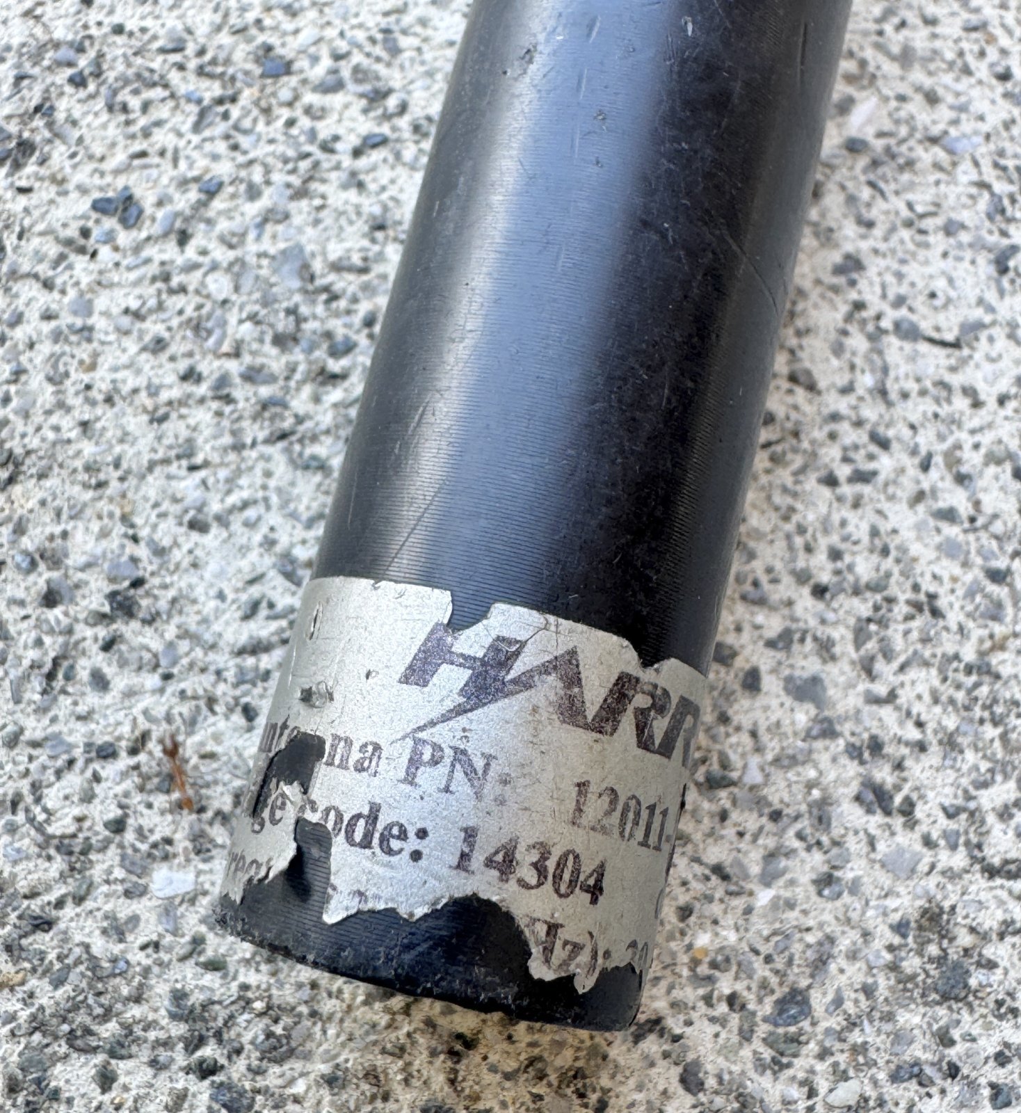 米軍実物 HARRIS PRC-152 ブレード アンテナ 部品・パーツ
