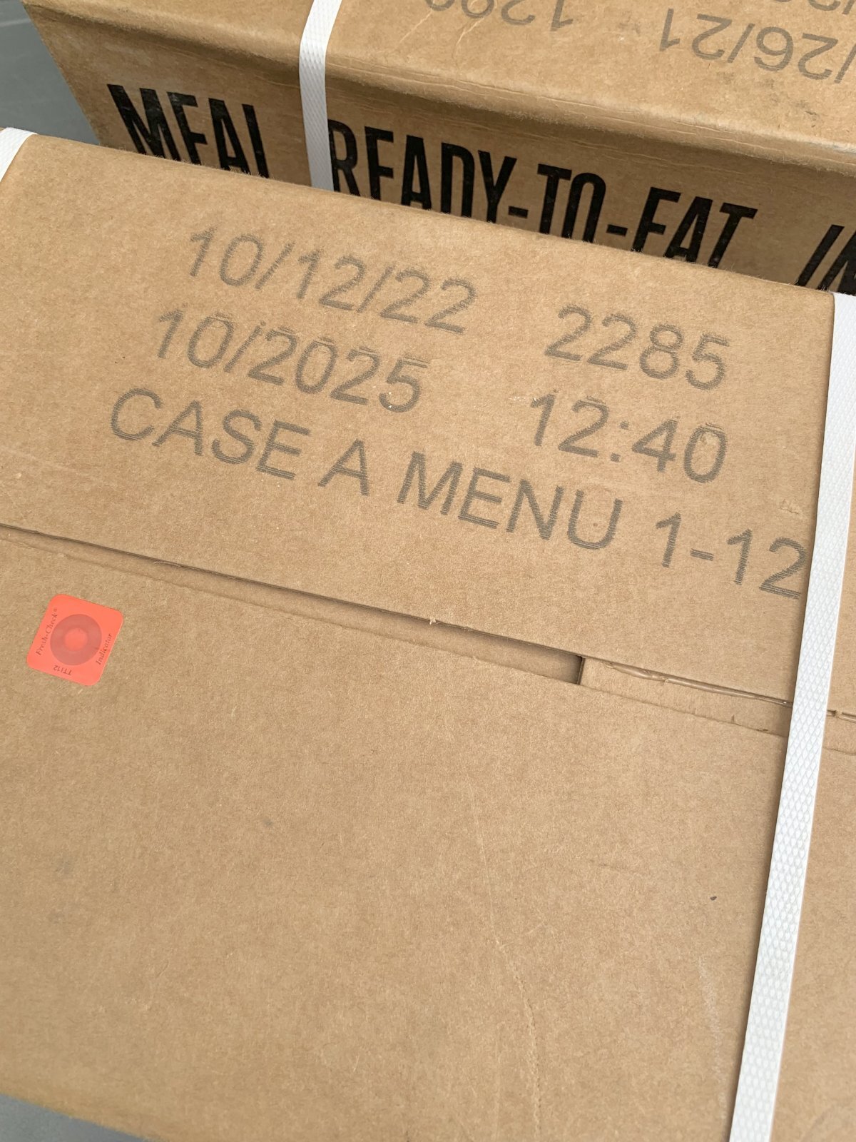 MRE レーション 2025年10月検品/2028年10月賞味期限 災害非常食 MRE レーション 2025年10月検品/2028年10月賞味期限 災害非常食