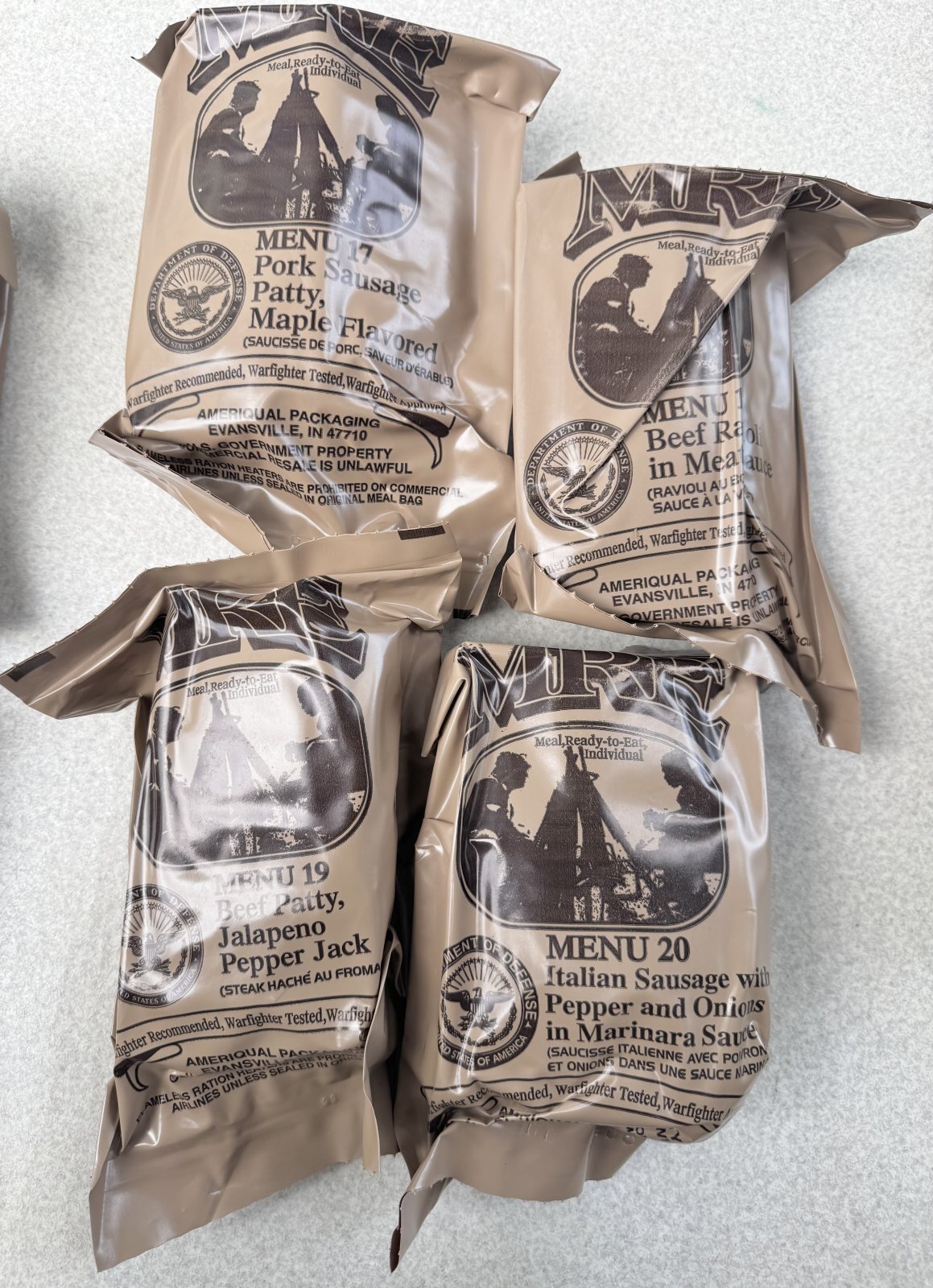 米軍 新品 MRE Cレーション 2023年 送料無料